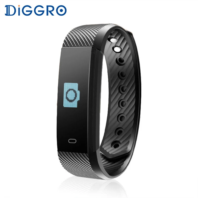 

Diggro ID115HR Smart Bracelet Heart Rate Monitor Activity Tracker Waterproof Wristbands For IOS Android