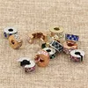GO MAX DGW-tope de cobre con Clip de cristal, cierre redondo, espaciador europeo, cuentas de Metal, apto para pulsera pandora, joyería DIY ► Foto 2/6