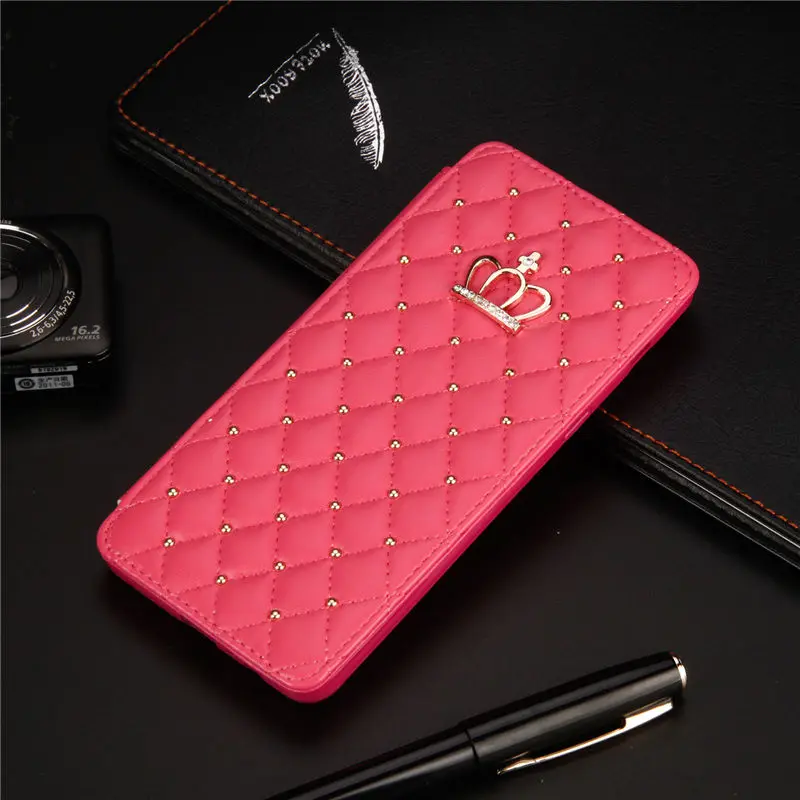 BELIAL Phone Cases for Samsung Galaxy A8 2018 Case Wallet Card Luxury Flip Cover for Samsung A8 2018 Case Leather Bling Diamond (3)