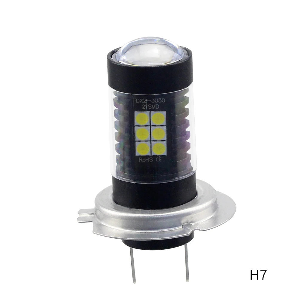 DXZ 1X led автоматическое Противотуманные фары лампы h1 h3 h4 h7 h8/H11/H9 9005/HB3 9006/HB4 12 v светодиодные дневные ходовые огни 3030 белый 6000 K аксессуары