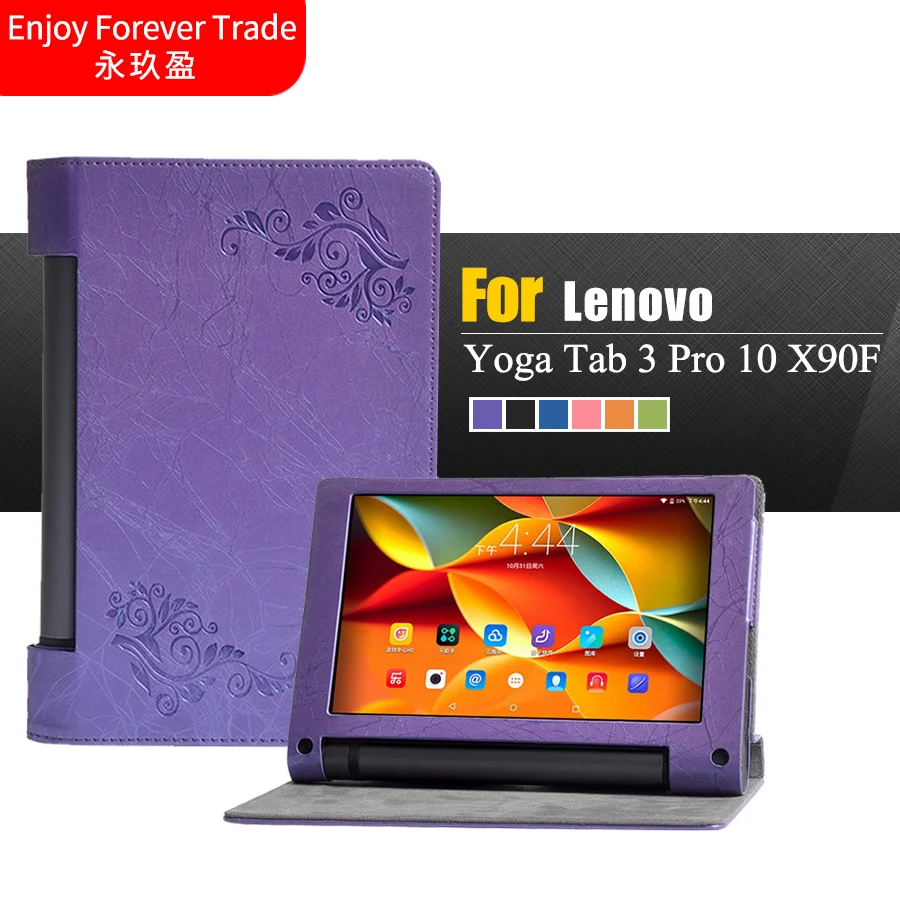 

Luxury Magnetic Closure Print Leather Cover Stand Holder Pouch Case For Lenovo YOGA Tab 3 Pro 10 X90 YT3-X90F/L/M X90F X90L X90M