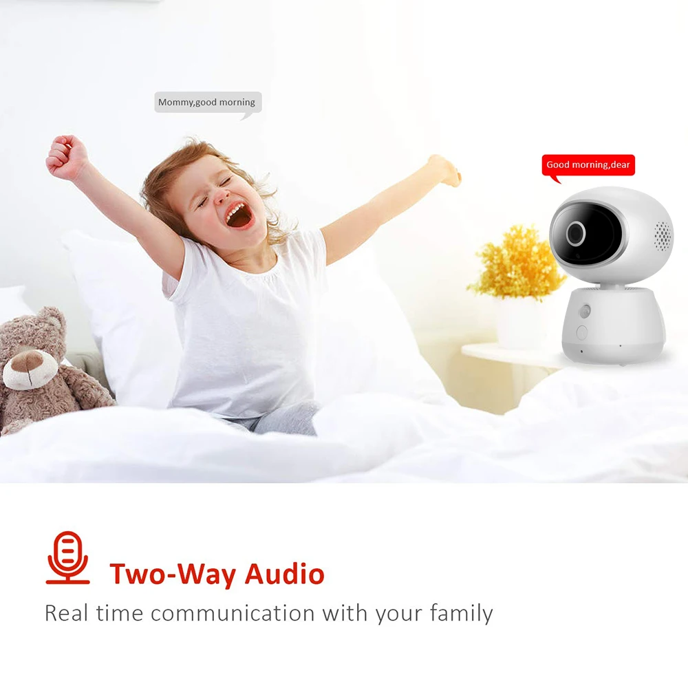  Mini Wireless Video Baby Monitor 3MP HD Night Vision Wi-Fi Home Security Camera Baby Phone Surveill