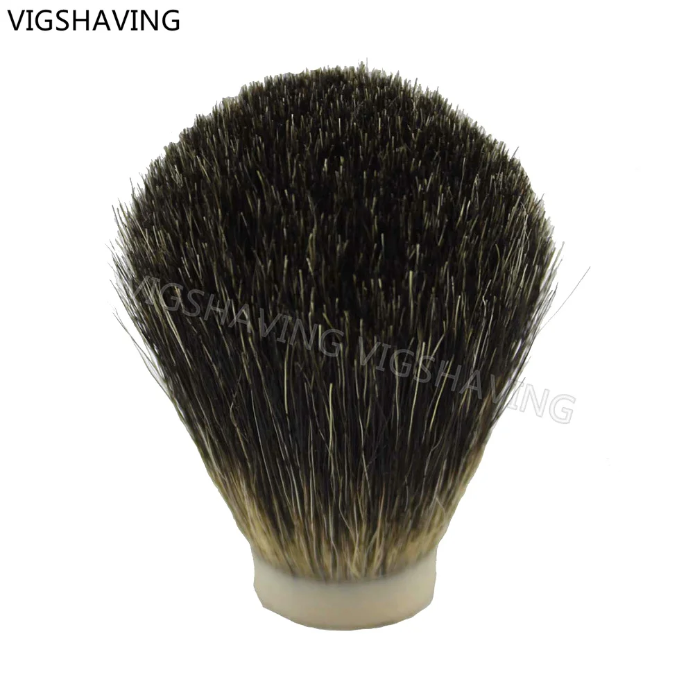 Vigshhing 20 мм/22 мм/24 мм/26 мм черный чистый барсук волос щетка для Бритья узел