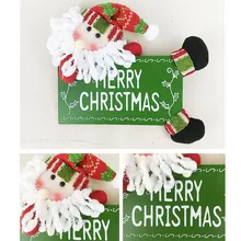 Автомобиль орнамент Рождественские Декор Xmas окна Рождество Санта вечерние двери декор Прямая May28