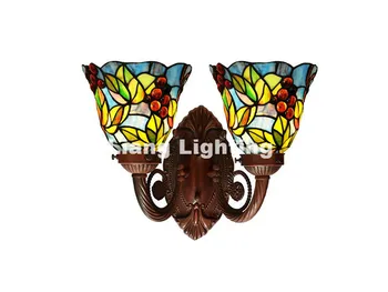 

Bohemia Decor Tiffany Wall Lamp, Baroque Wall Lamp ,20cm Shade Wall Mounted Light For Balcony Bedroom, Corridor E27 AC Wall Lamp