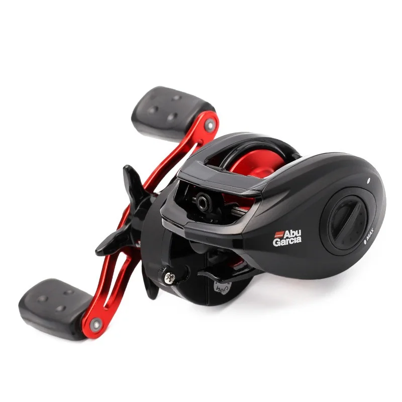 Hot Sale Winter Fishing Reel Abu Garcia Baitcasting Black Water Drop Wheel Right Hand Trolling Reels 4+1BB 6.4:1