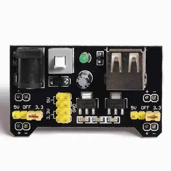 

WeiKedz 50Pcs MB102 Breadboard Power Supply Module 3.3V 5V Solderless Bread Board For DIY Voltage Regulator