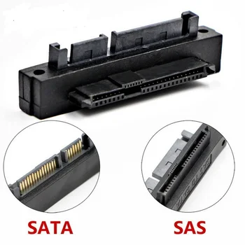 

by dhl 200pcs SFF-8482 SAS To SATA 90 Degree Angle Adapter Converter Straight Head for motherboard SAS hard drive