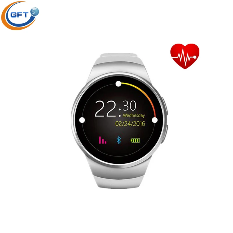 GFT kw18 Bluetooth Smart Watch for android phone support Pedometer SIM bluetooth font b smartwatch b