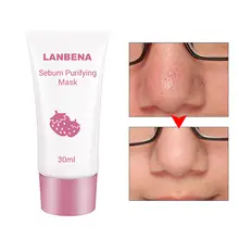 1 бутылка+ 60 шт. Бумага клубника угорь лечения акне маска для носа грязевая маска для пор шелушиться Наклейка на нос маска для ухода за кожей