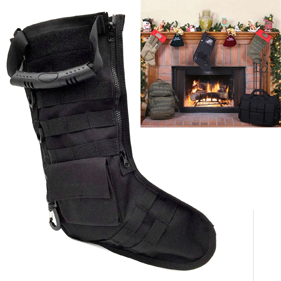 

Tactical Stocking Pouch with Molle Straps Military Dump Drop Pouch Christmas Storage Bag Hunting Camping Tool Pouches