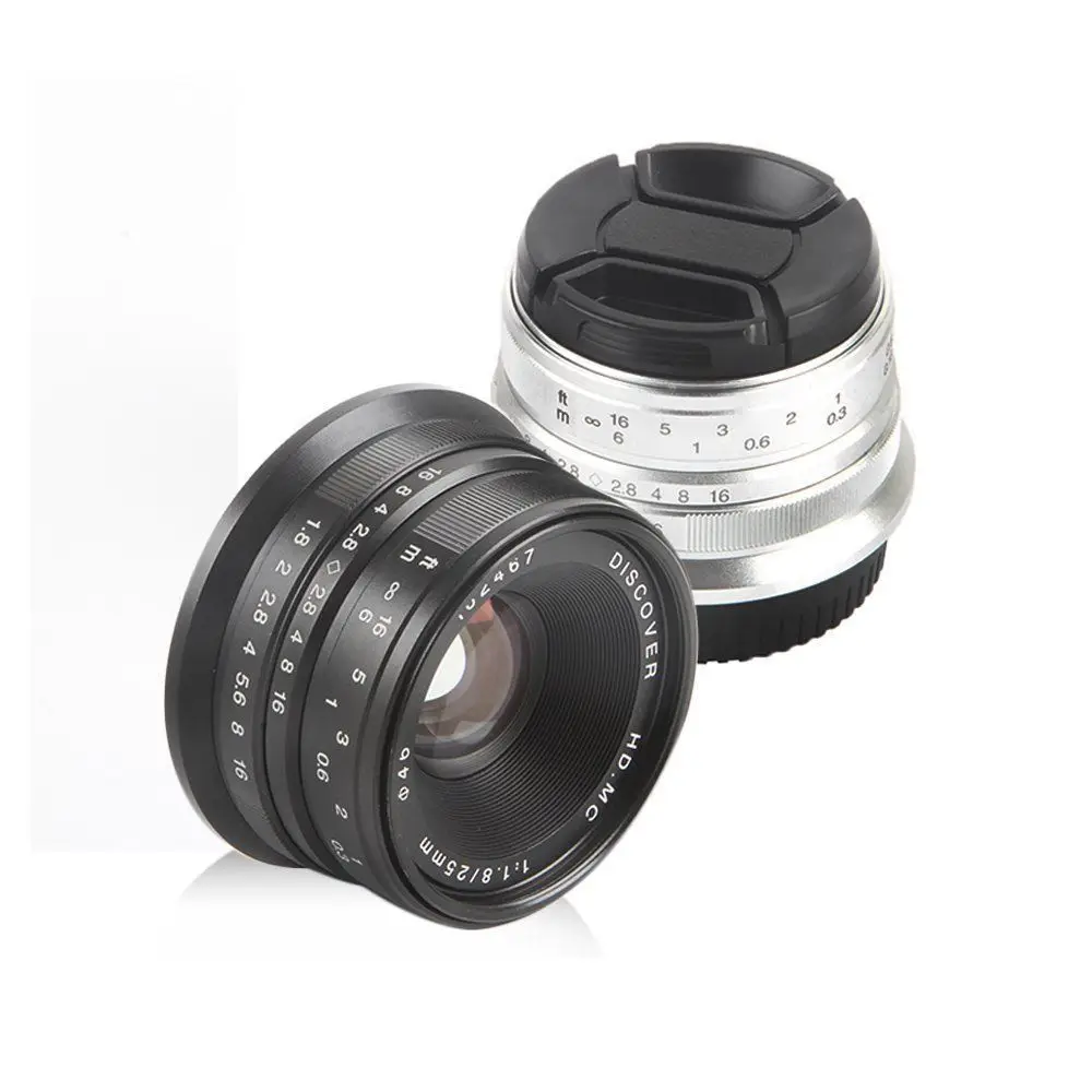 Ручная Фокусирующая линза 25 мм F/1 8 HD MC для камеры Olympus Panasonic M4/3 GX7 GX8 GH5 GH4 GH3 объектив