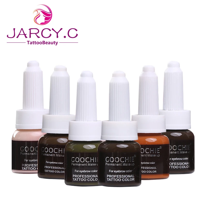 Permanente da Sobrancelha do Creme da Composição de Goochie Profissional da Tatuagem para a Sobrancelha Pigmento pc Cor 10 g - 7 Beleza e saúde