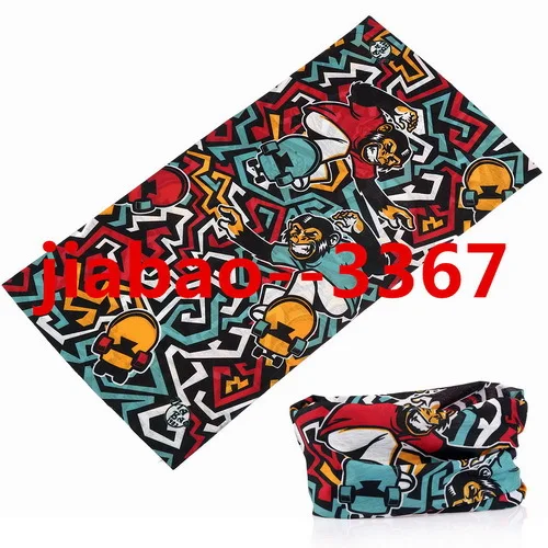 High Quality Digital Printed Custom Seamless cartoon Bandana