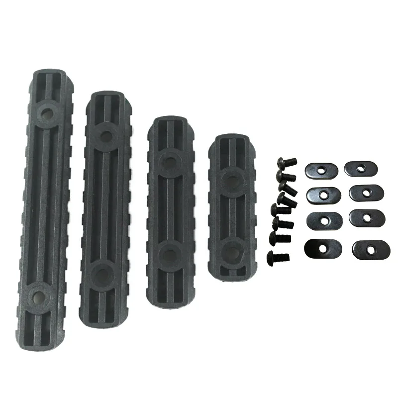 الصيد الاكسسوارات 4 قطعة التكتيكية الادسنس البوليمر Picatinny السكك الحديدية ل HK416 Handguard الليزر نطاق الصيد الاكسسوارات 4 قطعة التكتيكية الادسنس البوليمر Picatinny السكك الحديدية ل HK416 Handguard الليزر نطاق