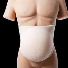 8-10 месяцев 3500 г бежевый или белый Силиконовый поддельный живот актор Ложная беременность искусственный детский животик живот Беременная животик живот жир