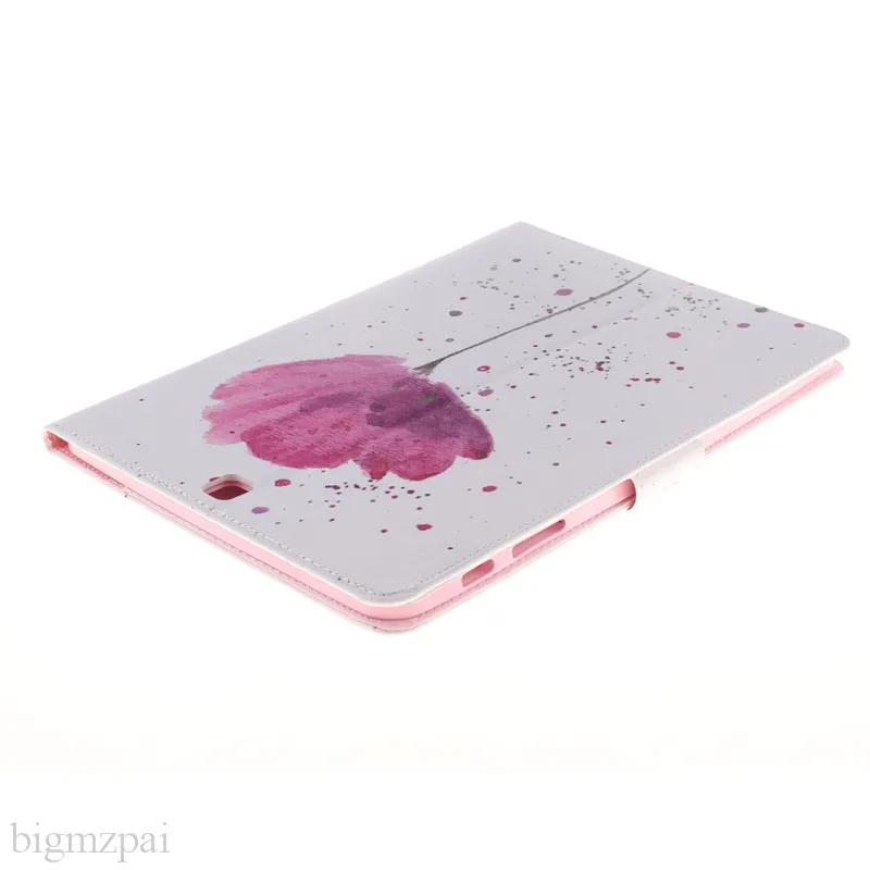 2 Sides Painted Tablet Case For Samsung Galaxy Tab S2 9.7'' T815SM -T810 Case Wallet Flip PU Leather Cover for Clever Gilrs Boy (5)