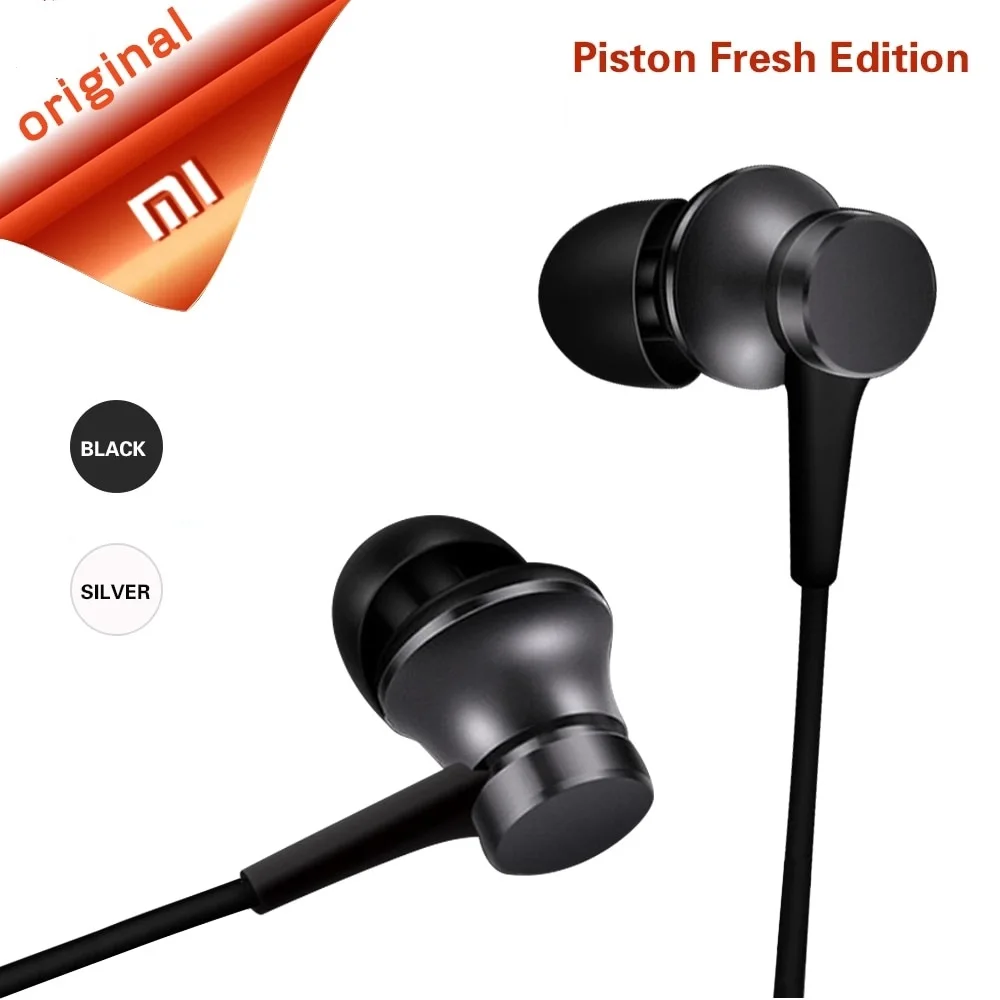 

XIAOMI Piston 3 Fresh Youth Version Earphone Mi In-Ear 3.5mm Colorful Earphone for Mi 4C 4S 5 5S 5X 5S Red MI 5 k20 note 7 8 pro