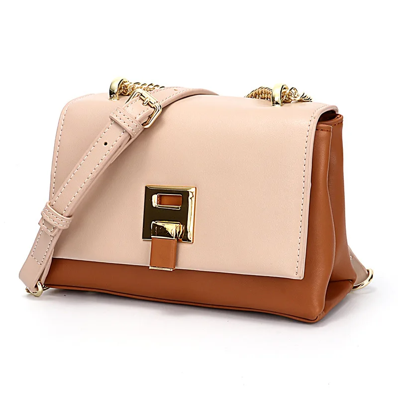 

Simple Designer Purses and Handbags 100% Genuine Leather Crossbody Bags for Women 2019 High Quality Small Flap Bags GL022