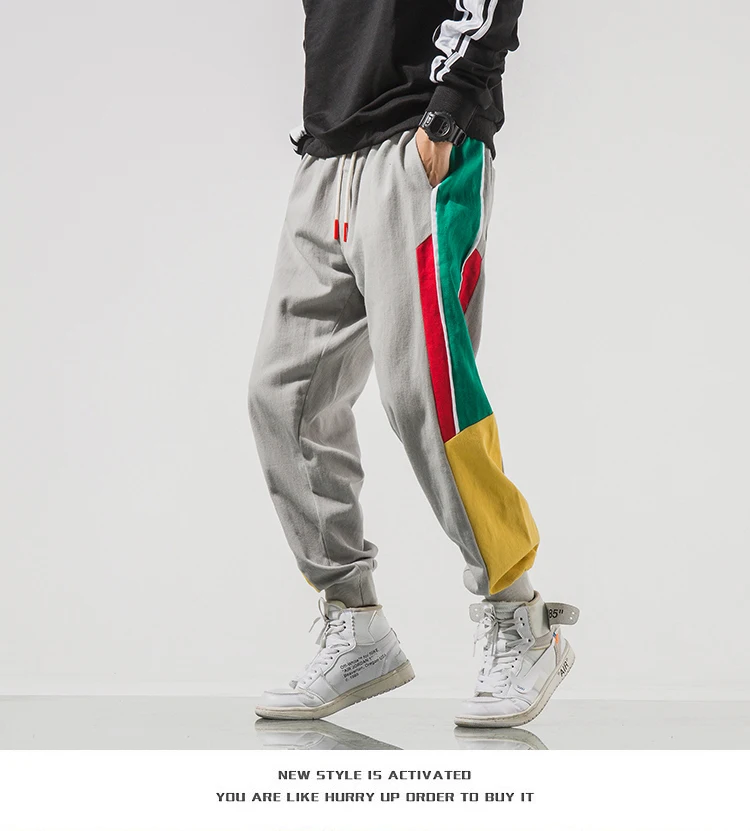 FUODRAO Pantalones Hombre хип хоп Pantalon Homme повседневные штаны для мужчин джоггеры плюс размеры 5XL спортивные штаны K125