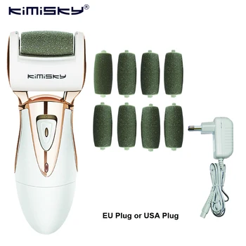 

Electric Pedicure Tools Foot Care Tool Pedicura Velvet Smooth Machine Callus Remover Foot File for Foot Heel Skin KY-818 Gold