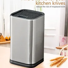 Лидер продаж, стальной держатель для кухонных ножей, большая емкость, многофункциональный, 6 дюймов, блок для ножей, подставка, держатель для инструментов, аксессуары для приготовления пищи