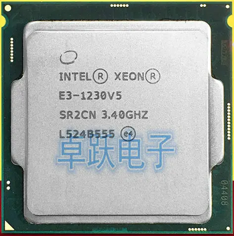 Процессор Intel Xeon Φ E3 1230 V5 четырехъядерный процессор 1151 строительный десктопный