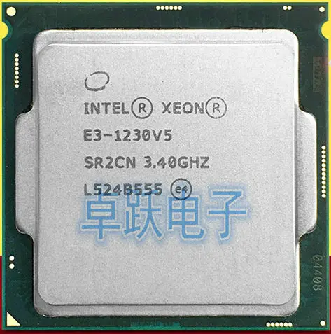 Intel Xeon Processor E3 1230V5 E3 1230 V5 Quad Core Processor 1151 