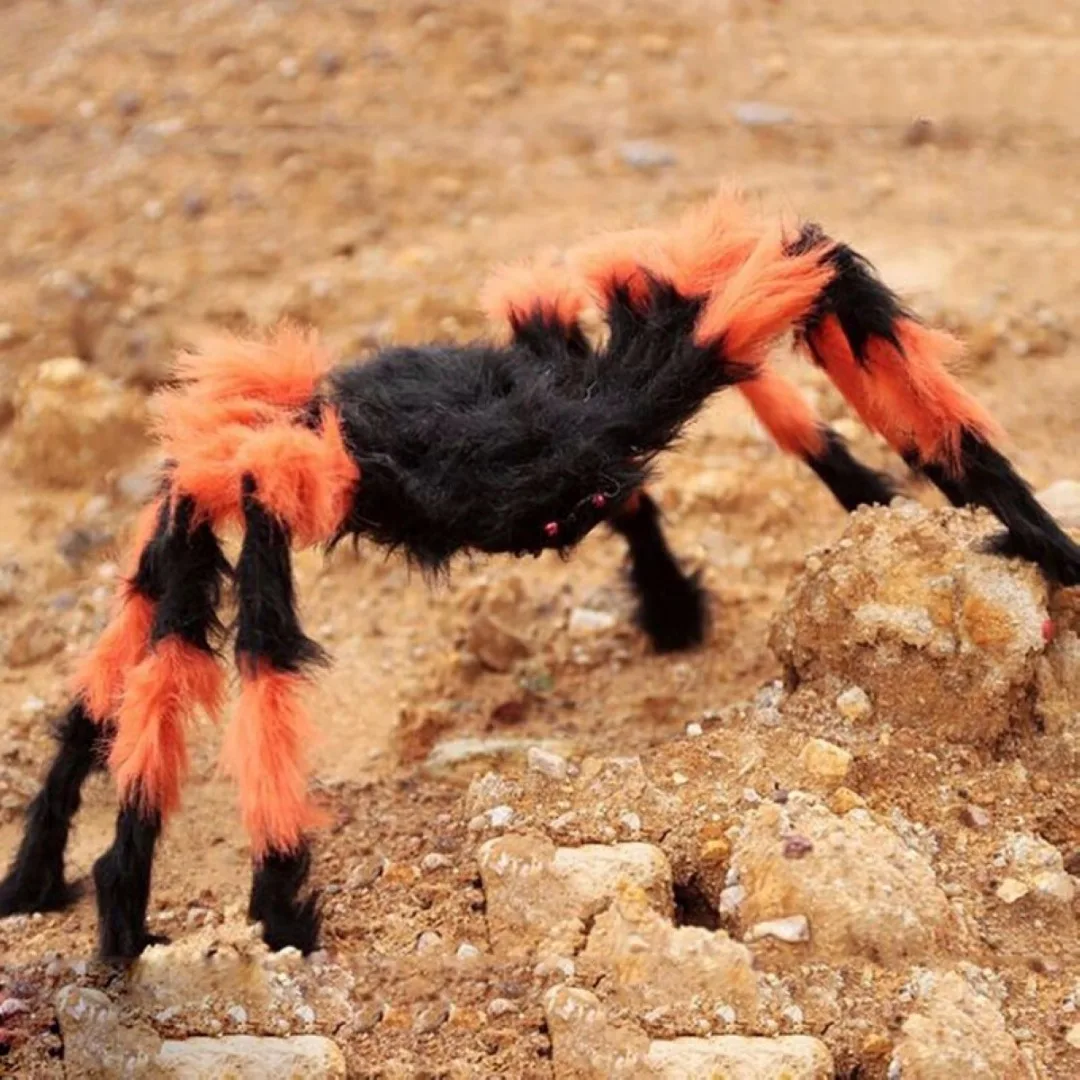 JX-LCLYL New Colorful Spider Halloween Decoration Haunted House Prop Indoor Outdoor Wide