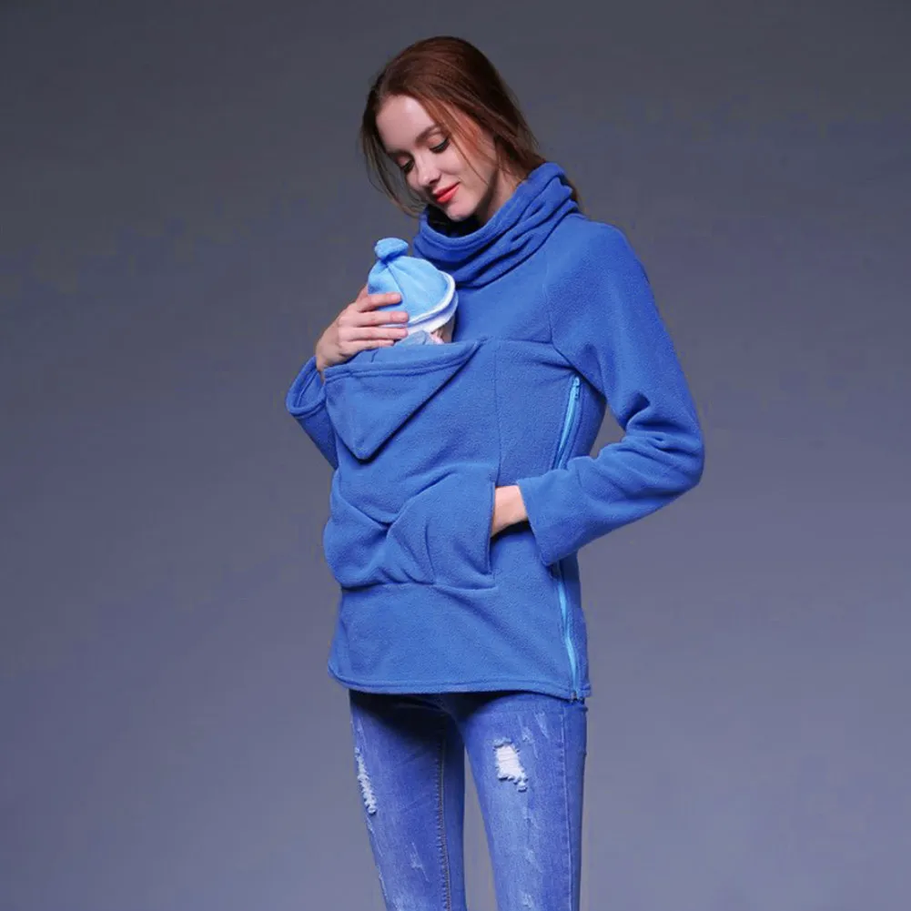 Многофункциональная Женская одежда для беременных; Повседневная Толстовка; толстовки для беременных женщин; плотные куртки-кенгуру для беременных