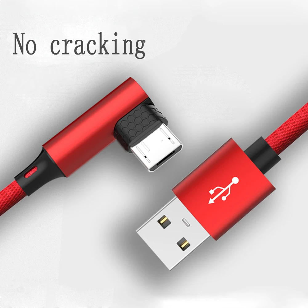 1 м 2.0A 90 градусов L изгиб локоть кабель для передачи данных Micro usb type C кабель для зарядки iPh кабель для зарядки мобильного телефона кабель для зарядки