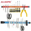 ALLSOME herramienta magnética soporte barra organizadora herramienta de almacenamiento con fuerte almacenamiento magnético para Taller de garaje herramientas de Metal ► Foto 1/6