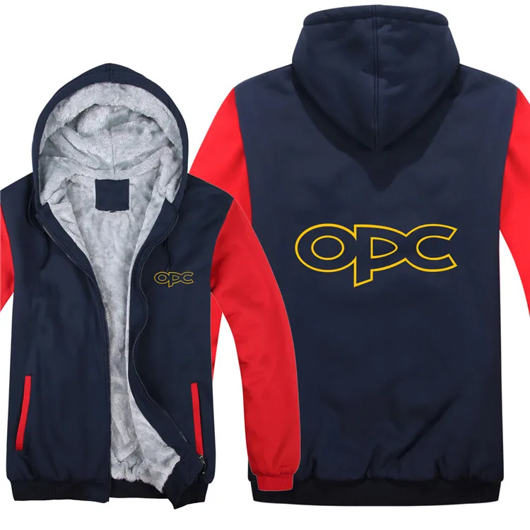 Зимние толстовки Opel OPC, мужские Модные Утепленные Пальто, пуловер, шерстяная куртка, Opel OPC, толстовки с капюшоном, HS-054 - Цвет: as picture