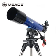 Meade 90AZ астрономический телескоп теодолит Профессиональный просмотр Звезда Луна HD для взрослых студентов детей научно-популярное обучение