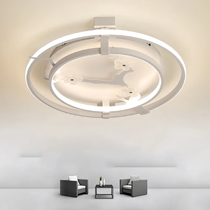 

Nordic led modern minimalist plum creative personality warm bedroom living room home lamp ceiling lamp