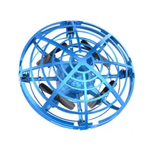 Мини Радиоуправляемый Дрон 4CH Infraed индукционный Радиоуправляемый квадрокоптер Gyro Fly Ball умный Небьющийся Карманный НЛО летающий вертолет игрушки для детей