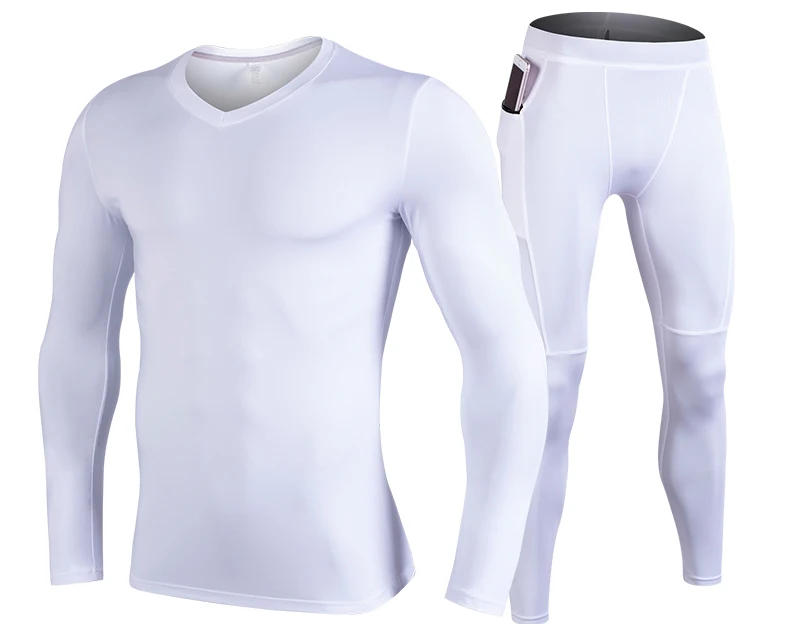 MMA Kit rashguard Male Man Compression Sports Suit Quick drying Perspiration Fitness Training Sportswear Jogging Running Clothes (20)