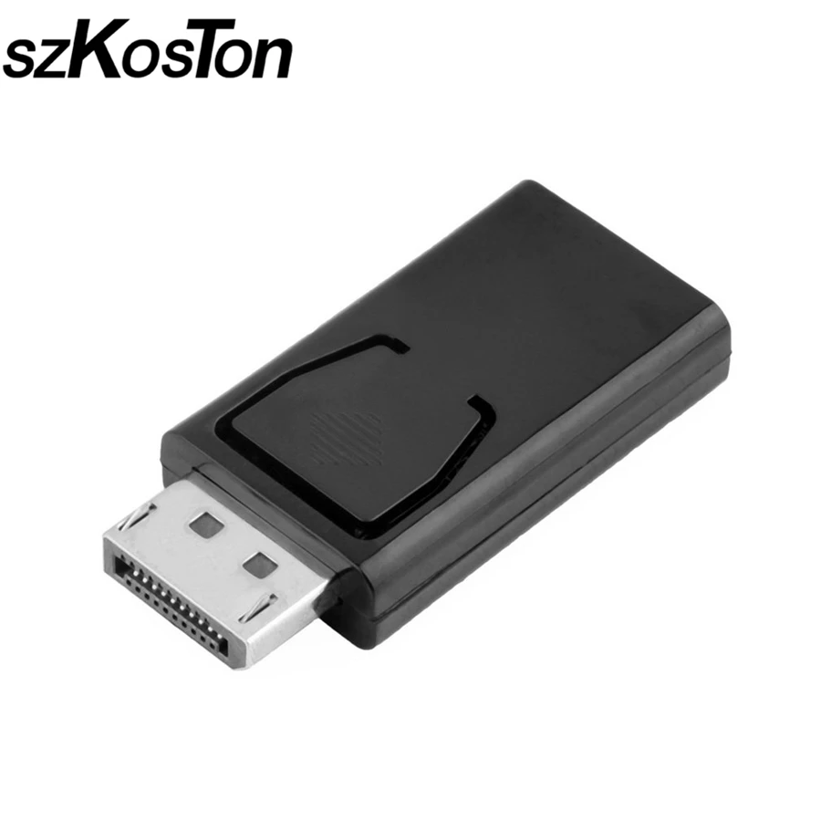 

For HDTV PC up to 1080 pDP Male to HDMI Female Display Port DisplayPort Converter Cable Adapter Video Audio Connector Black