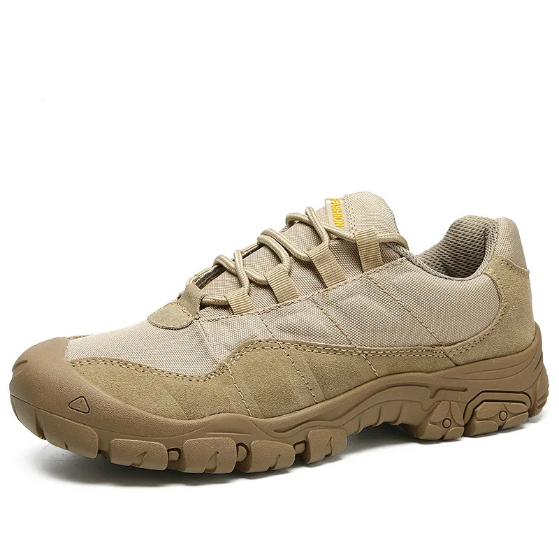 

QWEDF Male Sneakers Shoes For Men Adult Non-Slip Casual Footwear Outdoor travel hiking shoes Autumn Cow Suede Leather HX-11
