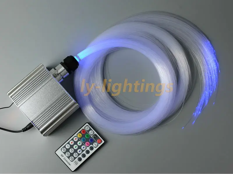 Для продажи DIY мерцание звезд волоконные оптические фары RGBW Оптическое волокно свет светодиодный свет для праздничного дома Бар вечерние ночное освещение