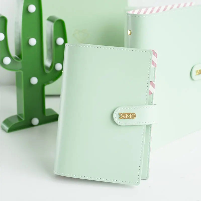 

Yiwi Macaron PU Leather Spiral Notebook Original Office Personal Diary Planner Agenda Organizer Cute 30mm Ring Binder A5 A6