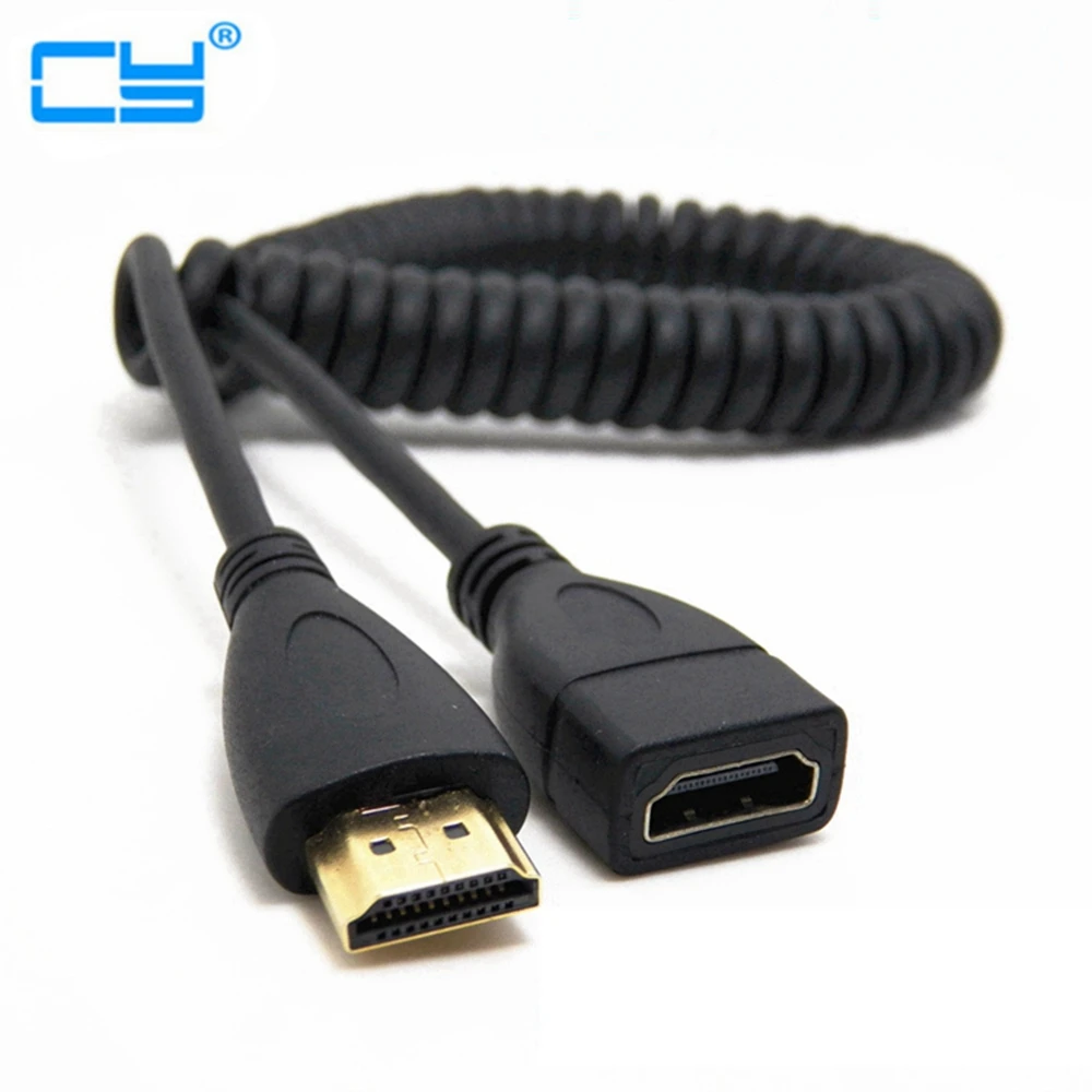 HDMI кабель 90 градусов угловой левый/правый/прямой HDMI1.4 папа-папа/женщина Высокое качество Весна HDMI линия