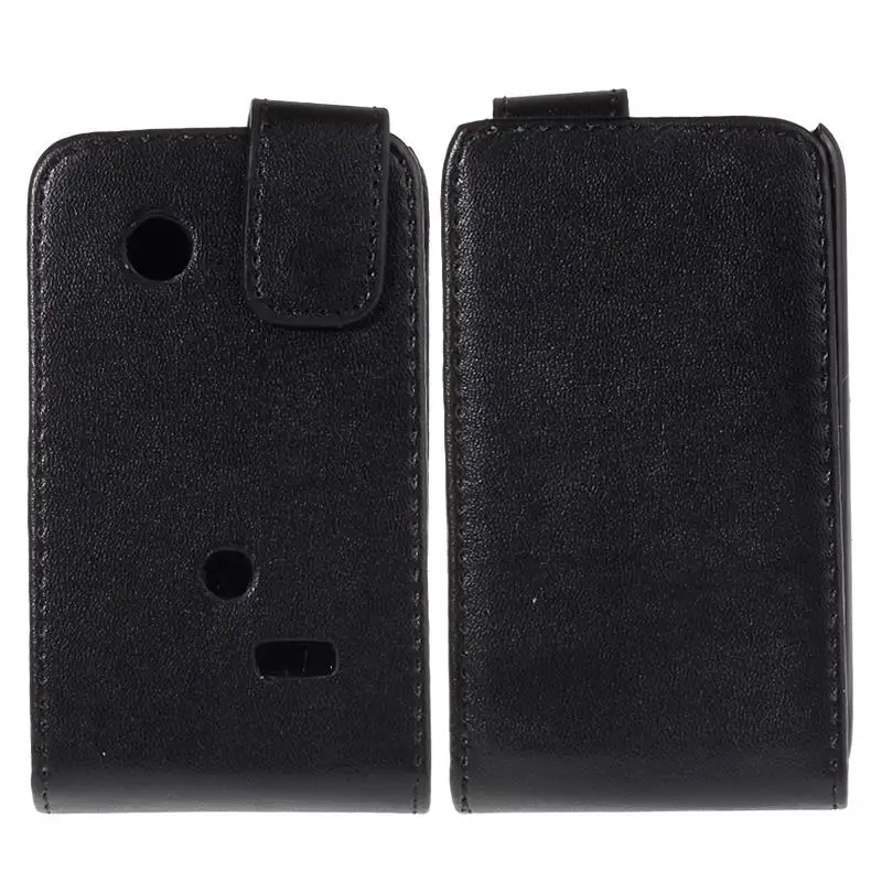 Retro PU leather case for Sony Xperia tipo ST21i ST23i ST25i ST26i ST27i T2 flip vertical wallet business phone bag black