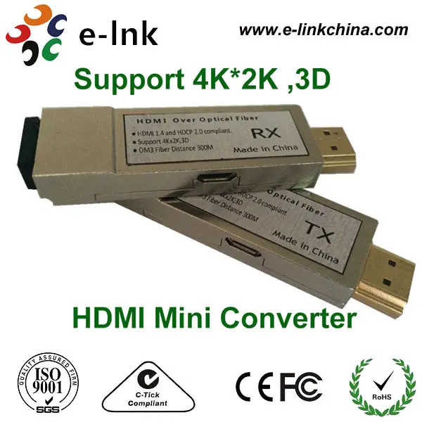  4Kx2K HDMI Over Optical Fiber Transceiver 