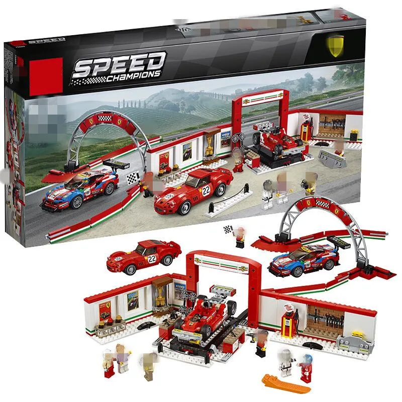 

Technic City Super Car 28019 Ultimate Garage Model Building Blocks Bricks kits 75889 Educational Racing Car DIY Children Toys