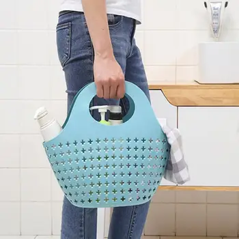 

Kitchen Bathroom storage Basket Plastic organizer Bathroom Shower Basket 2o0815