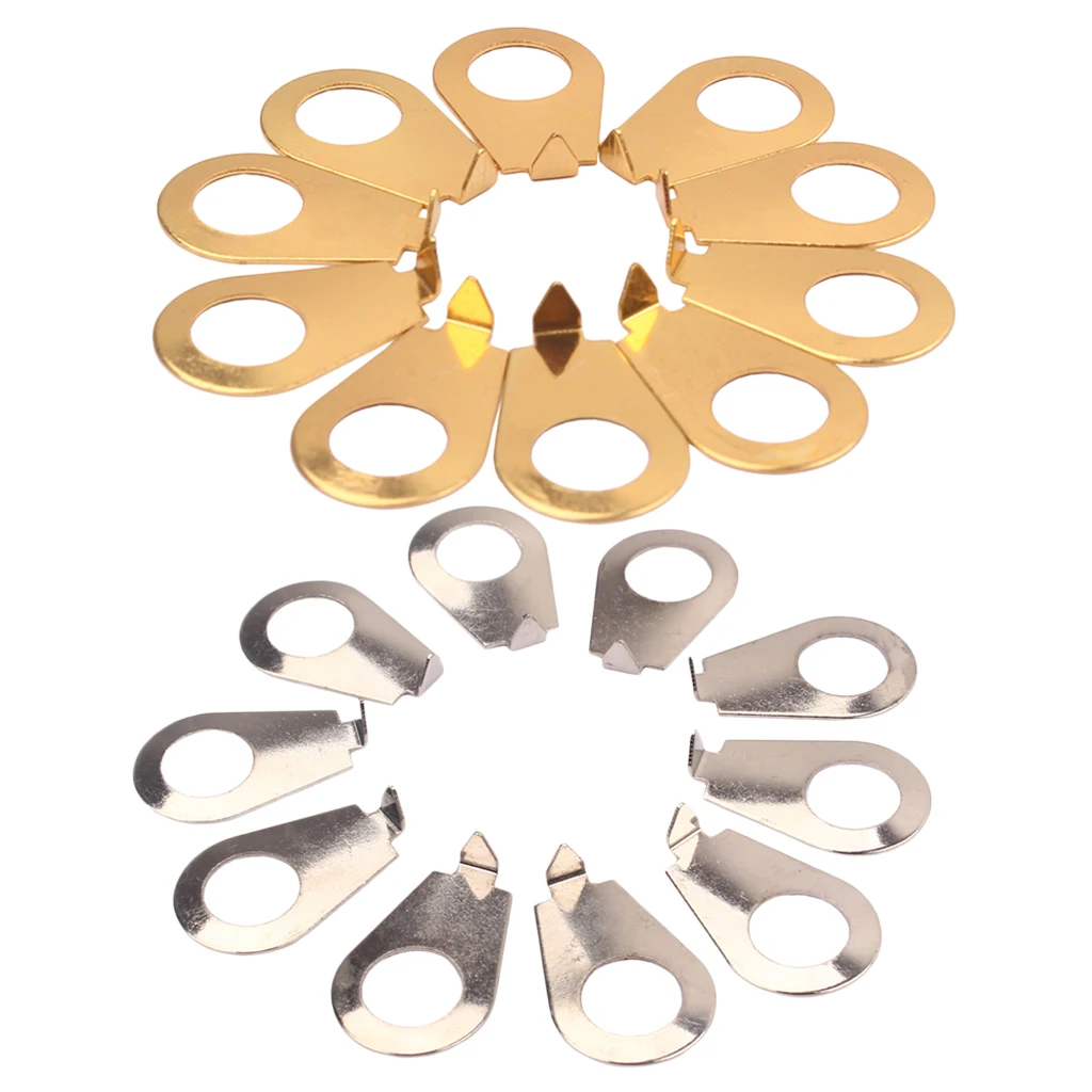10PCS Guitar Knobs Pointer Plate  Knob Position Indicator Guitar Knobs Pointer Plates Stringed Instruments for Guitar Bass 