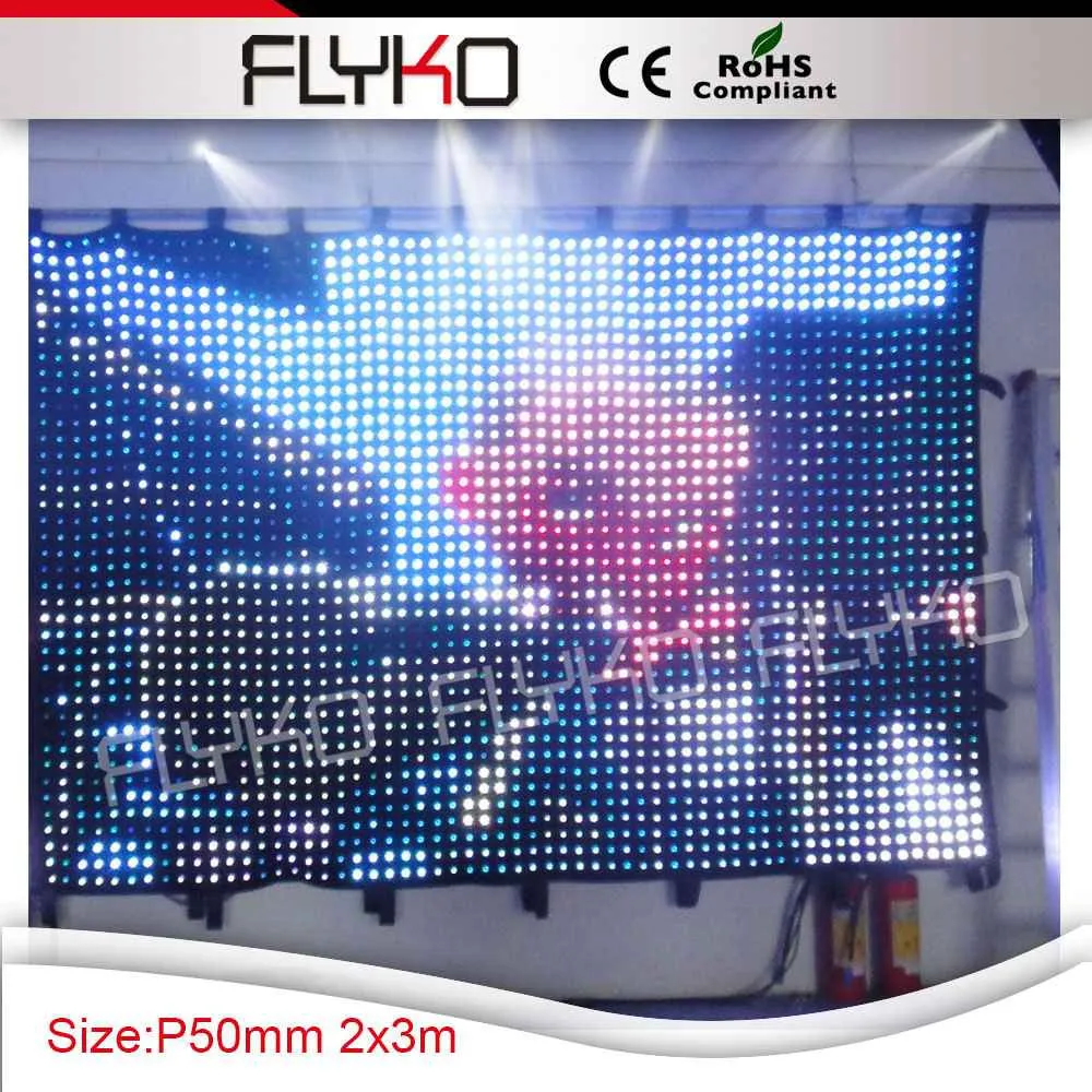 P50 led video curtain 7