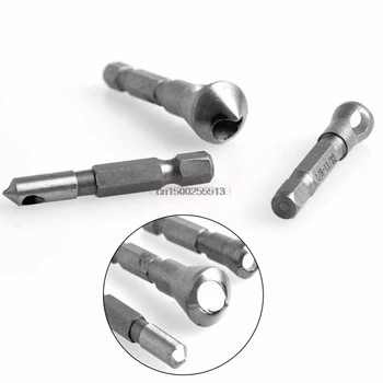 

3Pcs/Set Woodworking Countersink Deburring Drill Bit Hex Shank Chamfering Tool