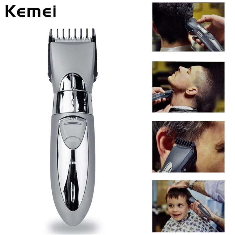 

Kemei Haircut Machine Rechargeable Hair Trimmer Shaver Razor Hair Clipper Trimmer Beard Men Hair Cutting Clipper Electric Shaver